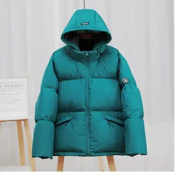 Pamučna jakna y2k ženska kratka koreanska verzija slobodna student хлебная jakna 2021 zimska muška i ženska nova debeli dolje jaknu ins