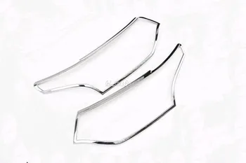 Pogodan za mitsubishi outlander 2012 2013 ABS kromirani prednji glavu svjetlo za obrve