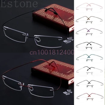 Rimless za naočale, Modni Rimless za naočale s kratkovidost Metalne rimless Okvira za naočale, Okvira za naočale