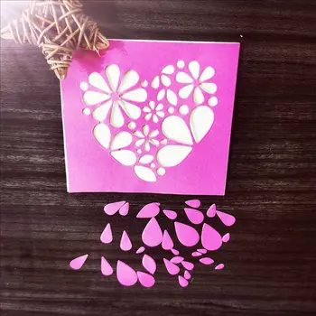 Srce je Cvijet Cvijet 2018 Nove Rezanje marke Bijeg nož za Scrapbooking Matrica za otiskivanje Штампами i штампами za izradu razglednica DIY