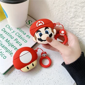 Super Mario Igračke AirPods 1/2 Zaštitna Torbica Za Slušalice Pro 3. Generacija Bežične Bluetooth Slušalice Sigurnosni Mekana Torbica
