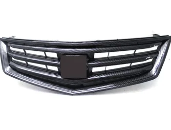 Tekstura karbonskih vlakana/Mat crna Prednja Rešetka, prikladan za Honda Accord MK8 Spirior 8th 09-12