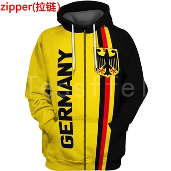 Tessffel Najnoviji Zastavu zemlje Njemačka Nova Moda Za muškarce/žene Zabavna jesen majica 3DPrint Svakodnevne hoodies Pulover dugih rukava A1