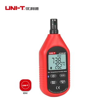 UNIT Mjerač Vlage Temperature Bluetooth Mini Digitalni Mjerač Vlage Temperature Zraka Termometar Hygrometer Tester UT333 BT