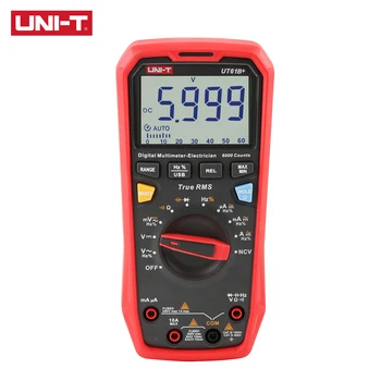 UNIT UT61B+ Digitalni Multimetar 1000 Pravi среднеквадратичное vrijednost C/DC-Napon Otpor struje Tester kapaciteta sa zaslona ima 6000