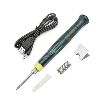 USB-Lemilica S kontroliranom Temperaturom 8 U Mini-Električna Сварочная Snimanje S Svjetlosnu svjetiljka Ručka aparat za varenje Pištolj Alat Za popravak BGA