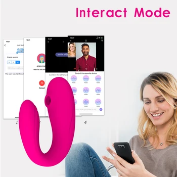 Vibrator da sisa vagine Aplikacija za upravljanje seks-igračke Za žene Stimulator klitorisa Žene Masturbiraju Vibracioni Maser G Spot Za odrasle