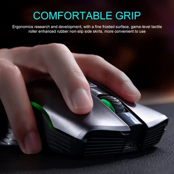 Visokokvalitetna Bežični Miš Igra Za Laptop Sa Dvostrukim Režimom mause RGB Light Punjiva Gaming Miš, kompatibilan s Bluetooth vezom Za računala
