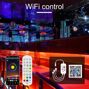 Vodootporne Neon Led traka RGB 12 U IR-daljinski Upravljač/ Bluetooth/Tuya WiFi Music Kontroler Cintroller Led traka 1 m 2 m 5 m RGB Neonske Traka