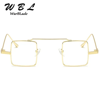 WarBLade 2018 Muška Zlatna okvira za naočale, Modni ženska okvira za naočale, boxy Vintage naočala s prozirnim staklima, Optički okvira za naočale
