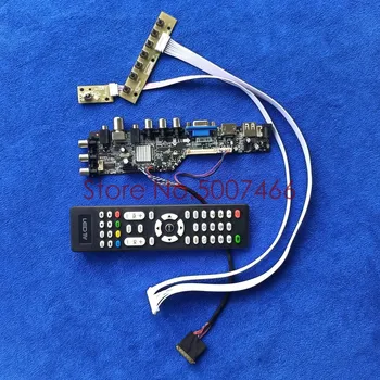 Za LTN156AT05-H01/H02/H07/J01/J08 VGA AV TV 3663 DVB digitalni panel 1366*768 LVDS 40-pinski univerzalni kit naknade LCD kontroler