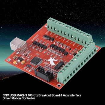 Za MACH3 Modul pokreta CNC Oblikovan 4-Osni Sučelje za Upravljanje USB Гравировального Stroja 3D pisač Graviranje