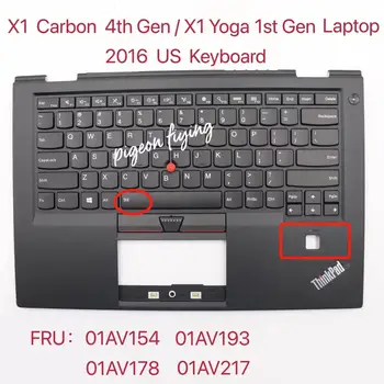Za prijenosno računalo Thinkpad X1 Carbon 4. generacije /X1 Joga 1. Generacije Tipkovnica SAD-FRU: 01AV154 01AV193 01AV178 01AV217