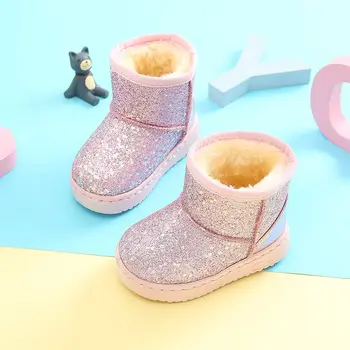 Zimske cipele Kožne cipele 2021 godine za djevojčice i dječake Zima toplo dječje cipele iz medo krzna Botas za djecu